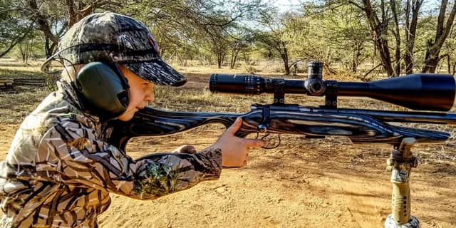 Junior Hunter Mastering Field Stalking Sticks