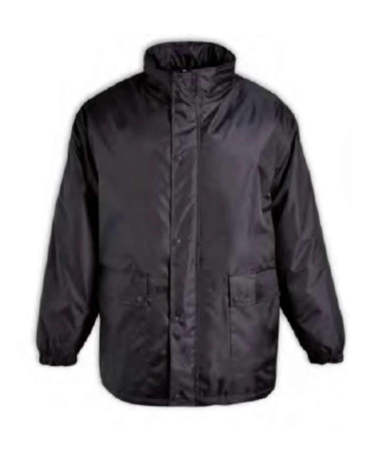 Winter Security Heavy Nylon Jacket with Polar Fleece Lining - View 1