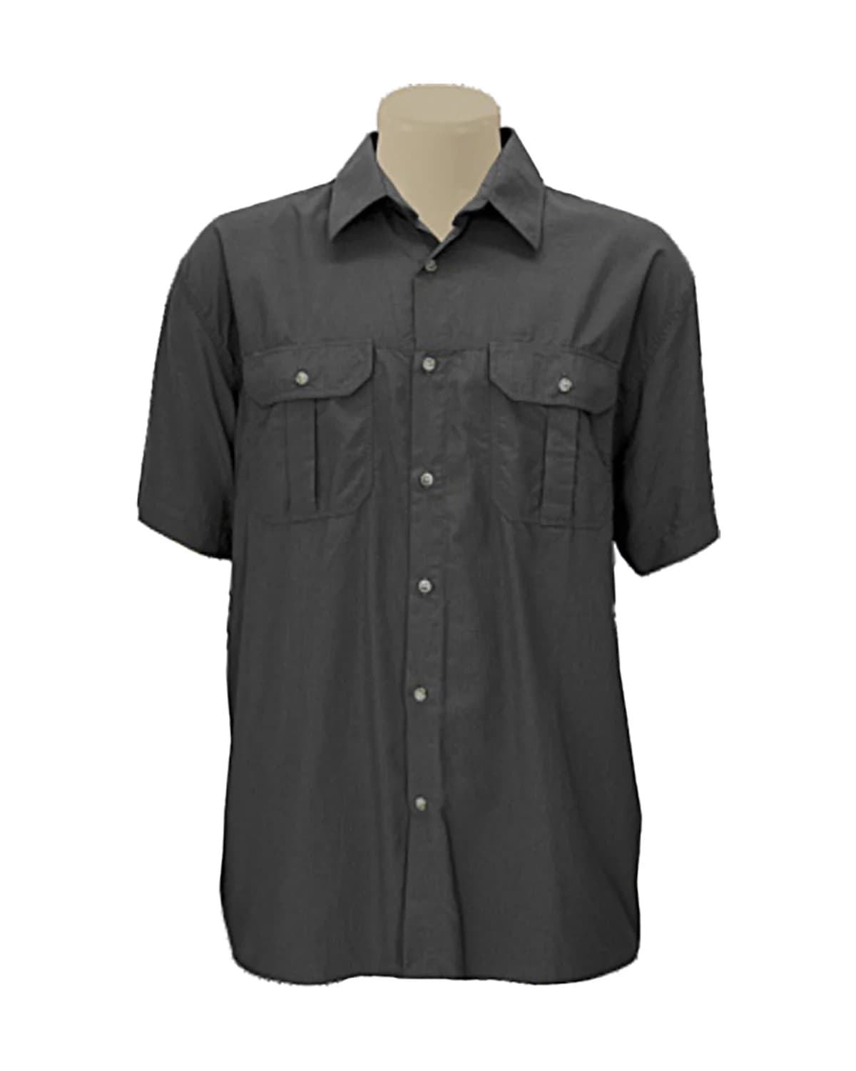 Mens Bush Shirt: Short-Sleeve (Tech) - View 1
