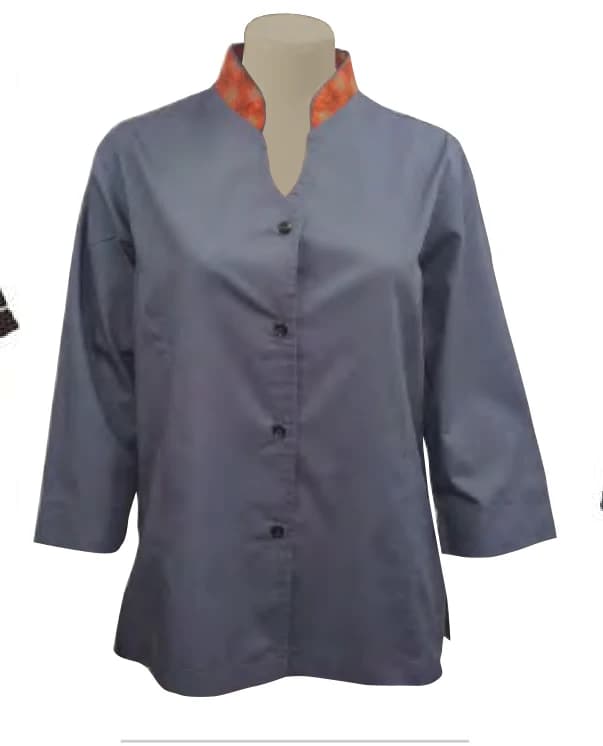 Ladies Feminine Cut 3/4 Sleeve Blouse - View 1