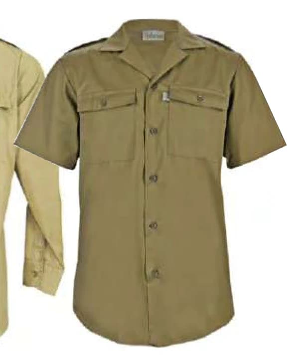 Tracker Cargo Shorts with Fly & Half-Elasticated Waistband - View 1