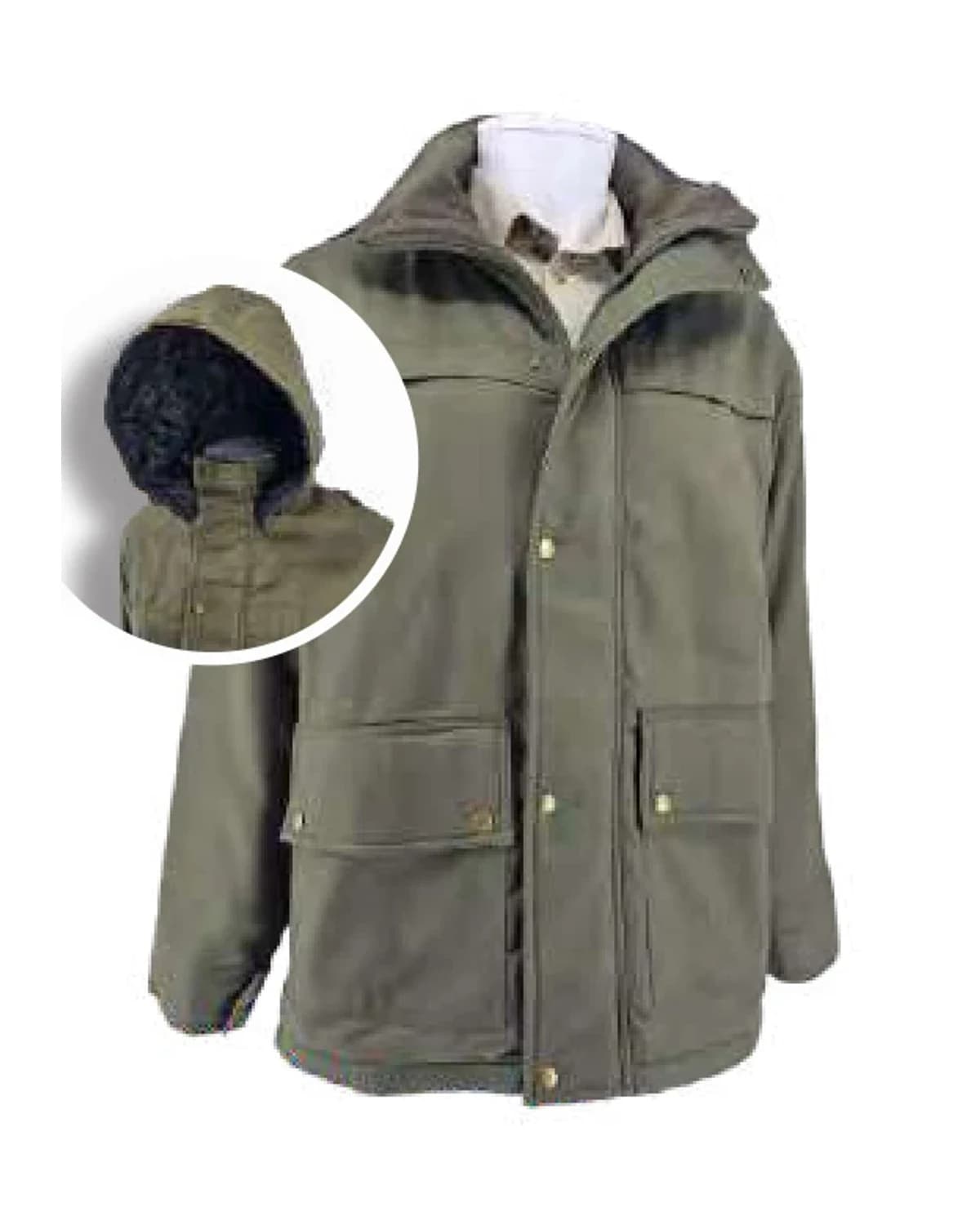 Men's Softshell Jacket with Front Zip Pockets - Grey - View 1