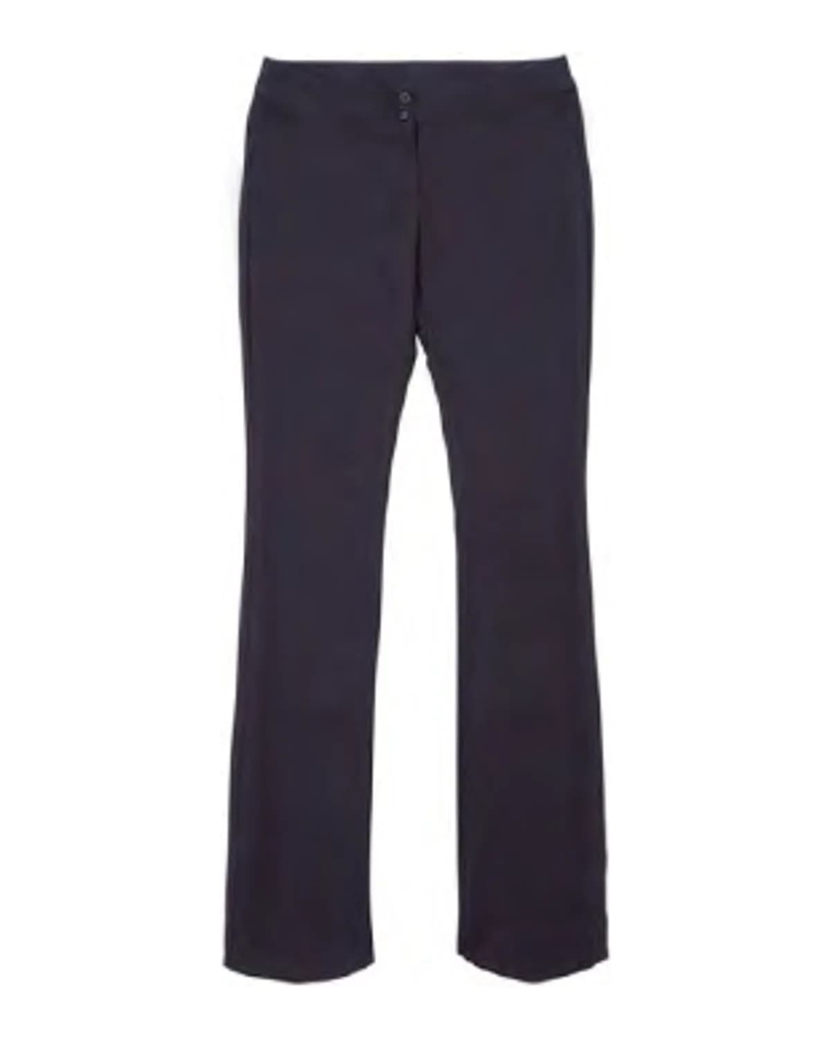Ladies Low-Rise Straight Leg Formal Pants - View 1