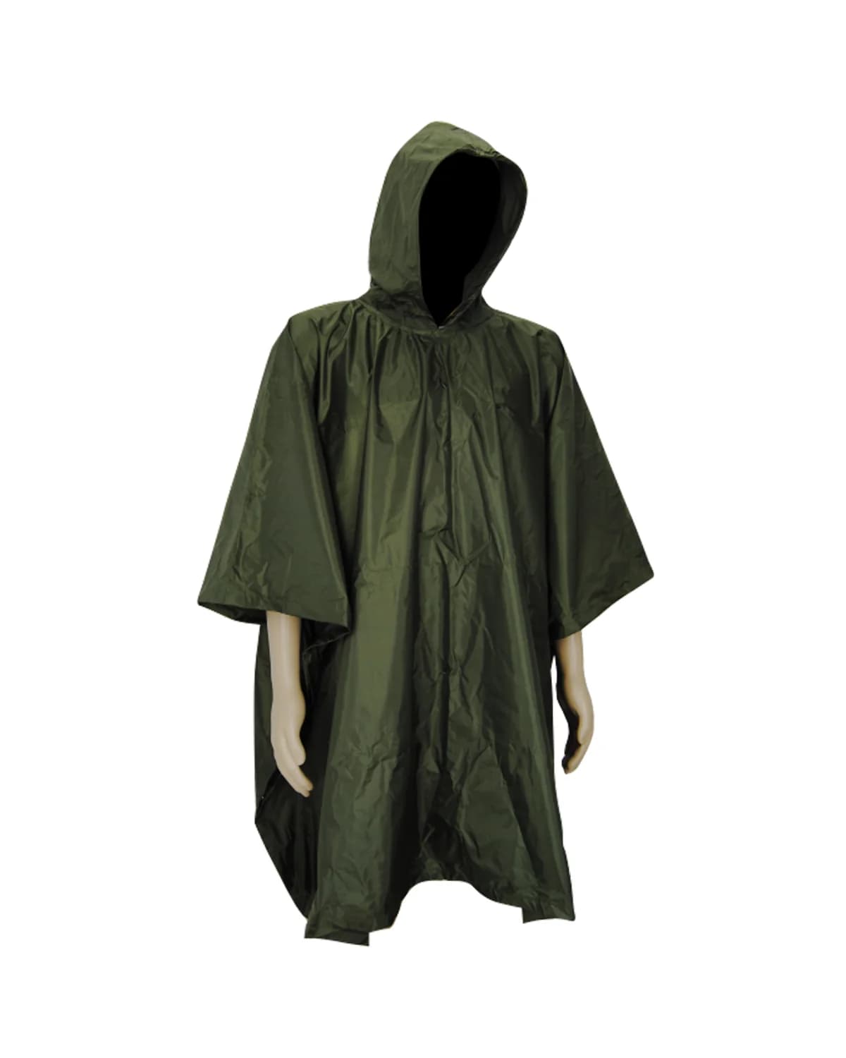 Unisex Polar Fleece Lined Poncho: 1.2m Calf Length - View 1