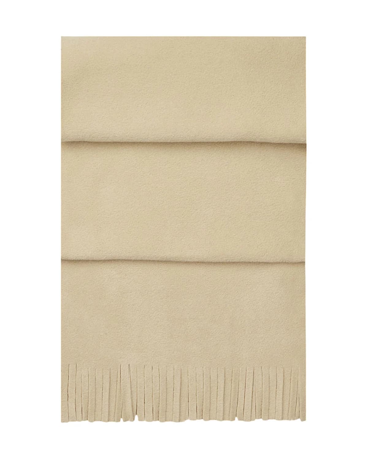 Scarf With Fringe: Polar Fleece - View 1