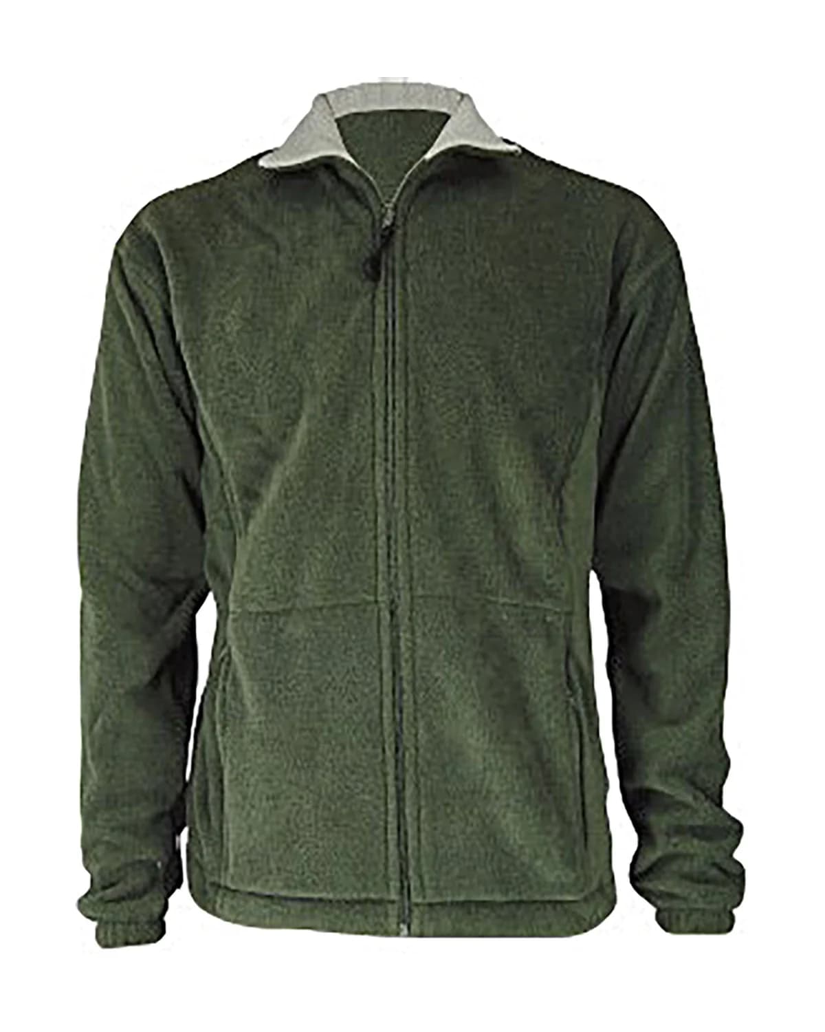 Unisex Polar Fleece Top With Pockets: Long-Sleeve - View 1