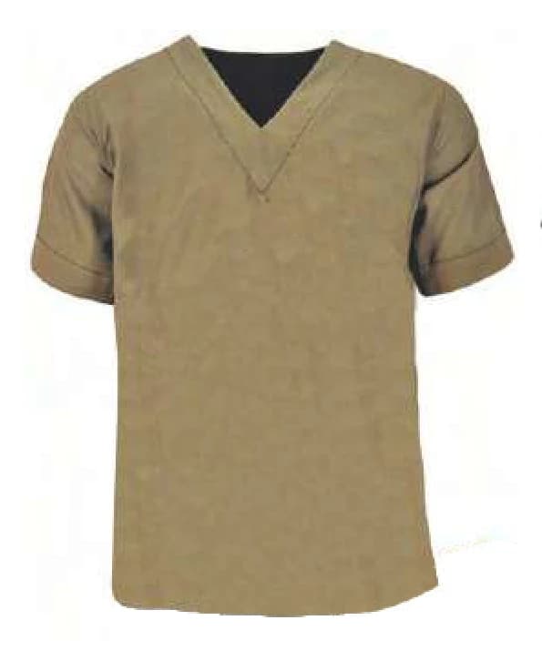 Unisex V-Neck Tunic - Short Sleeve - View 1