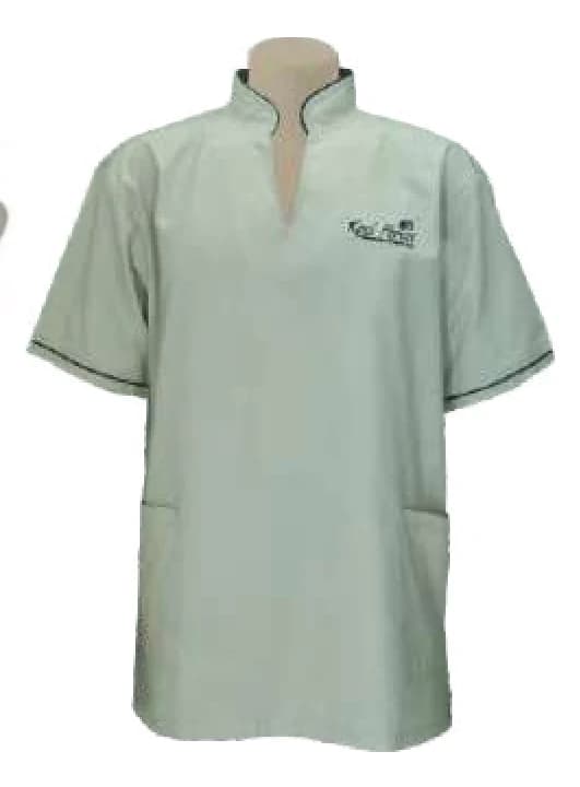 Unisex Housekeeping Tunic - Piping & Sleeve Trim SS - View 1