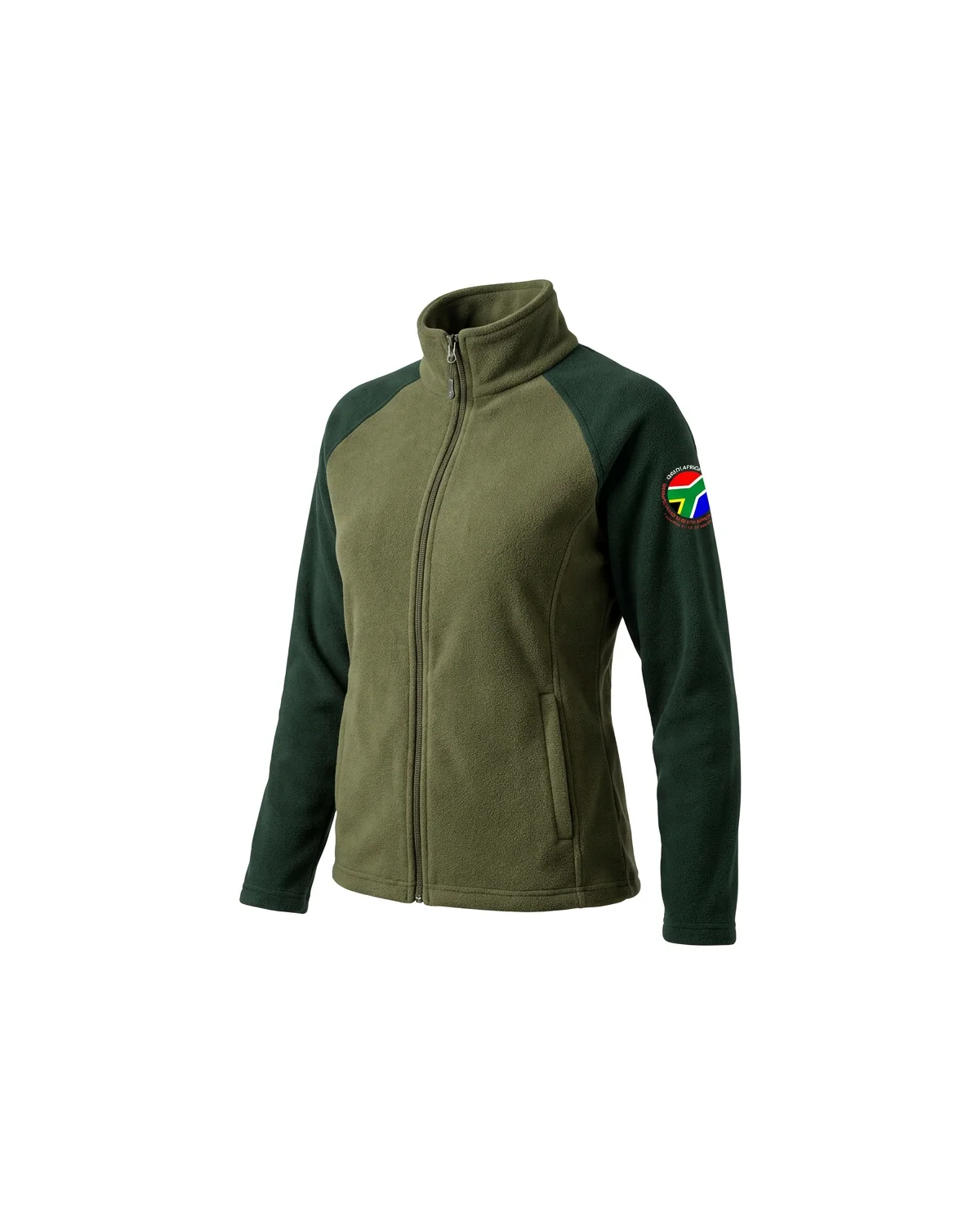 Ladies Polar Fleece Top - Raglan Sleeve with Pockets (Custom Colours)