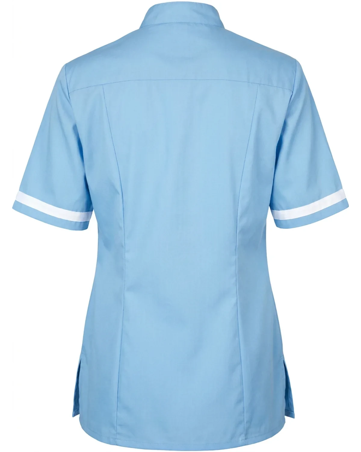 Ladies Open Neck Service Shirt SS (Optional Pockets & Trim)
