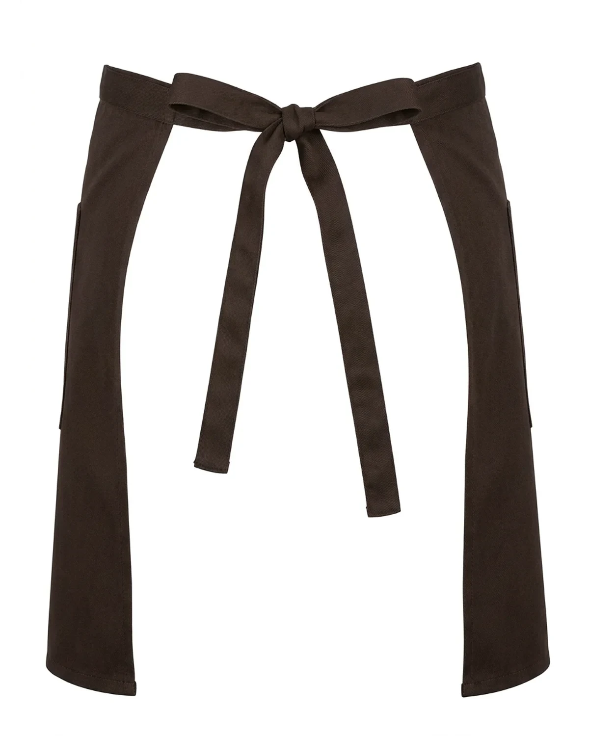 Bar Apron with Pocket & Optional Contrast Stripes