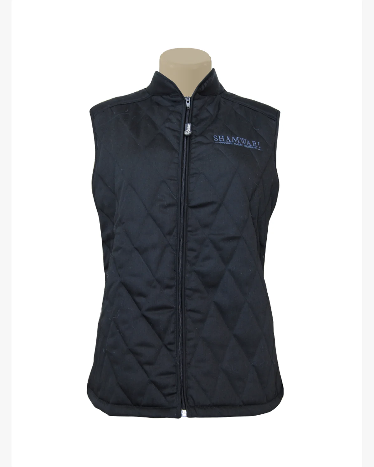 Ladies Quilted Sleeveless Jacket: Longer Length