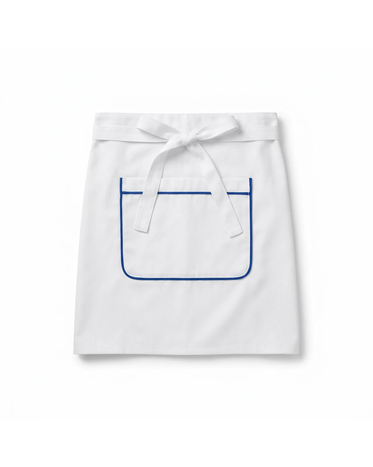 Half Apron: Rectangular Pocket Black