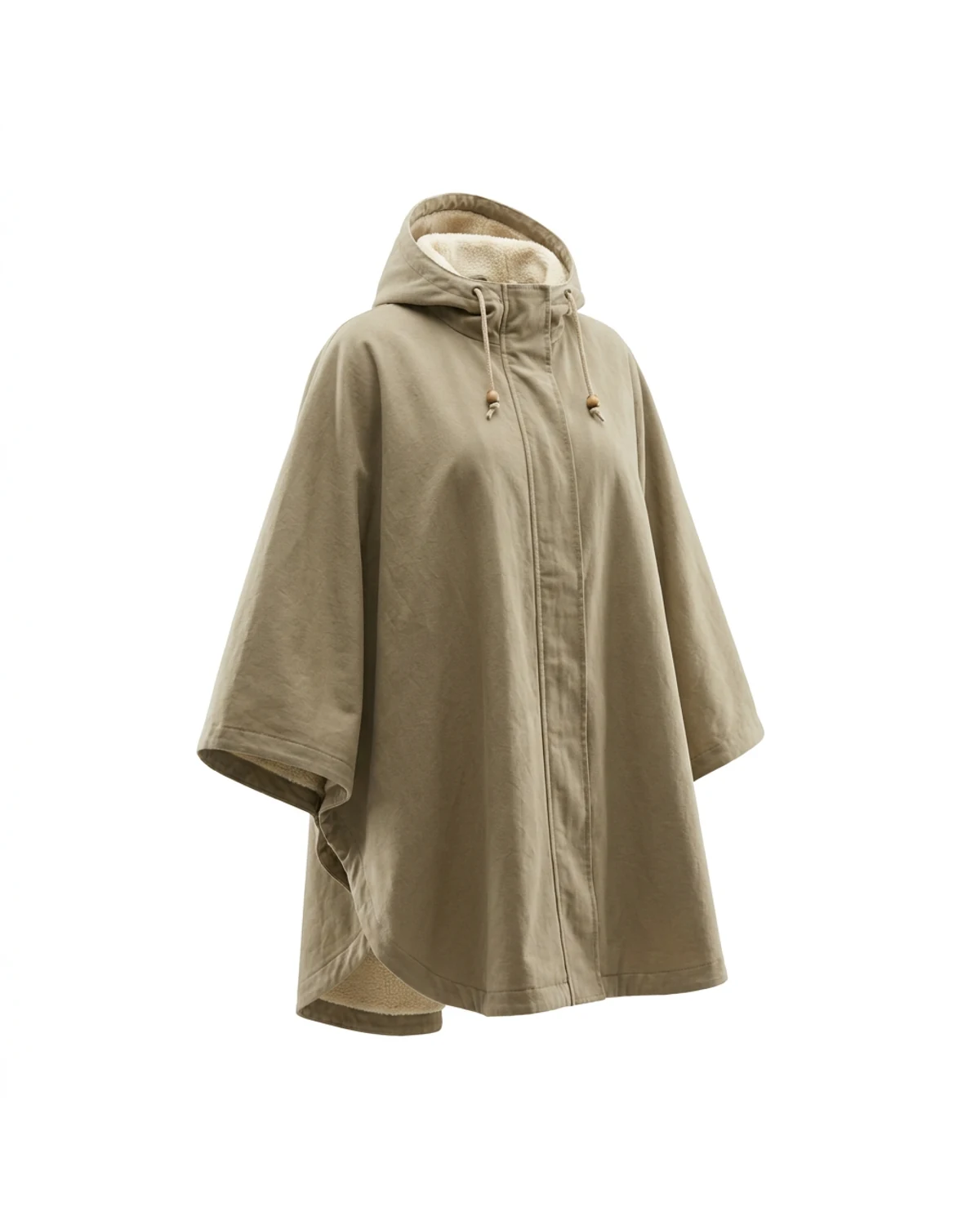 Waterproof Poncho:  Knee-Length (Unlined)