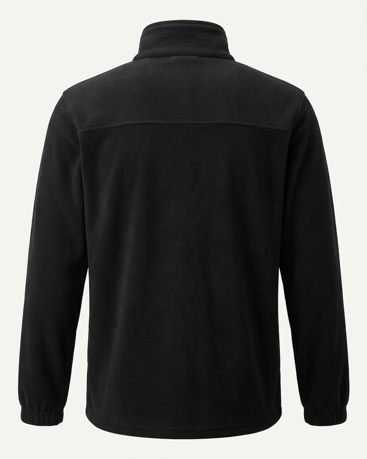 Unisex Polar Fleece Top Without Pockets:  Long-Sleeve