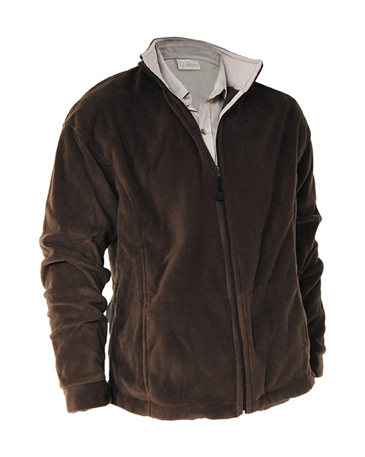 Unisex Polar Fleece Top With Pockets:  Long-Sleeve