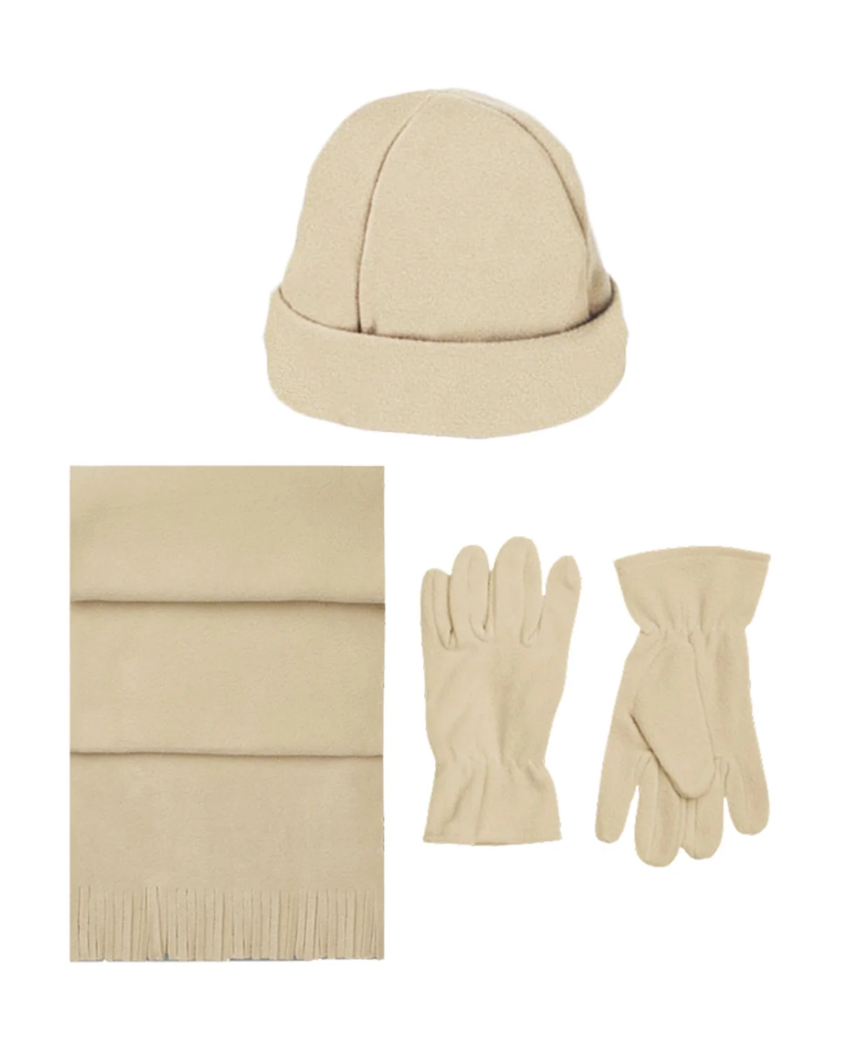 Unisex Winter Warmer Set: Polar Fleece