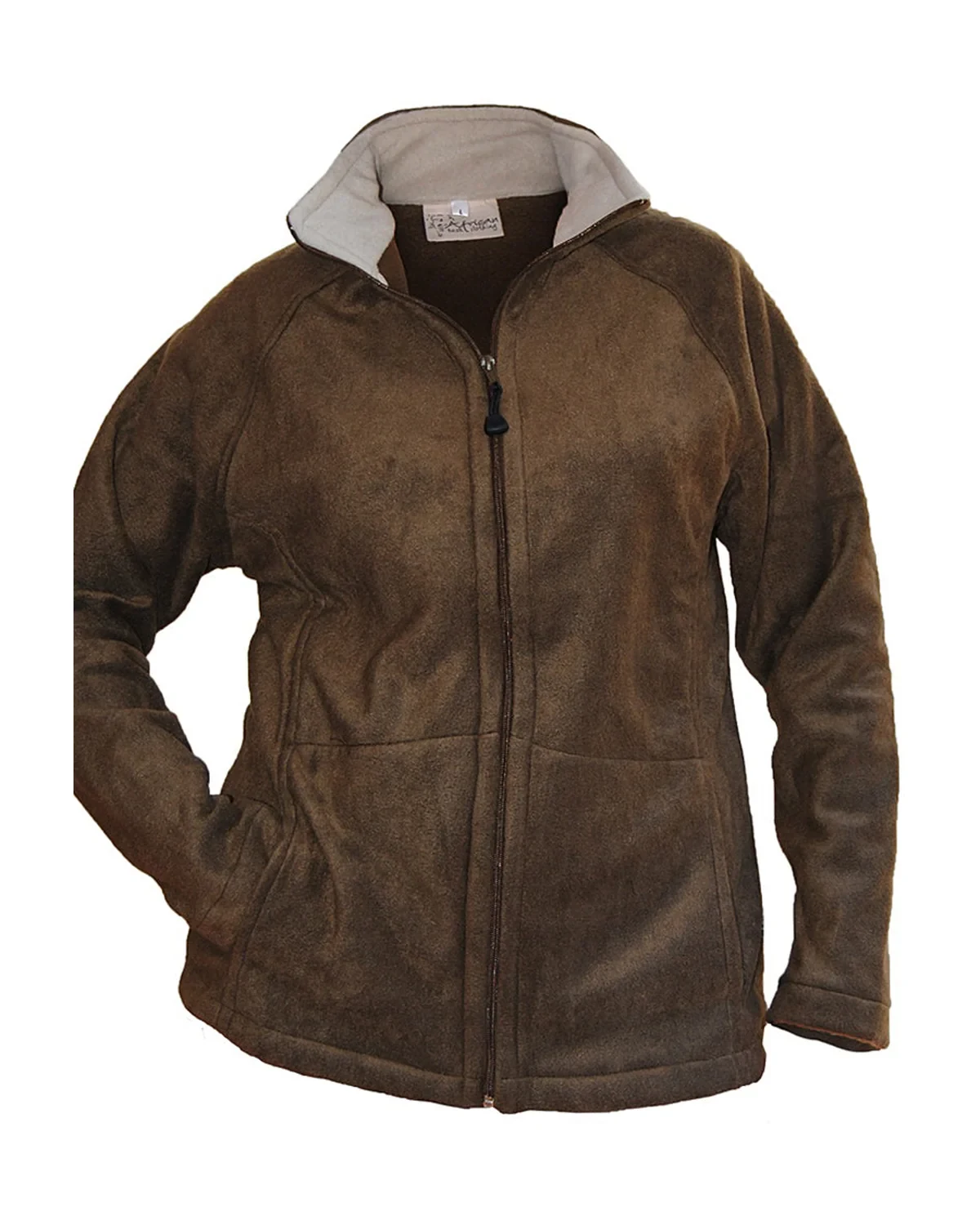 Ladies Polar Fleece Top With Pockets:  Long-Sleeve