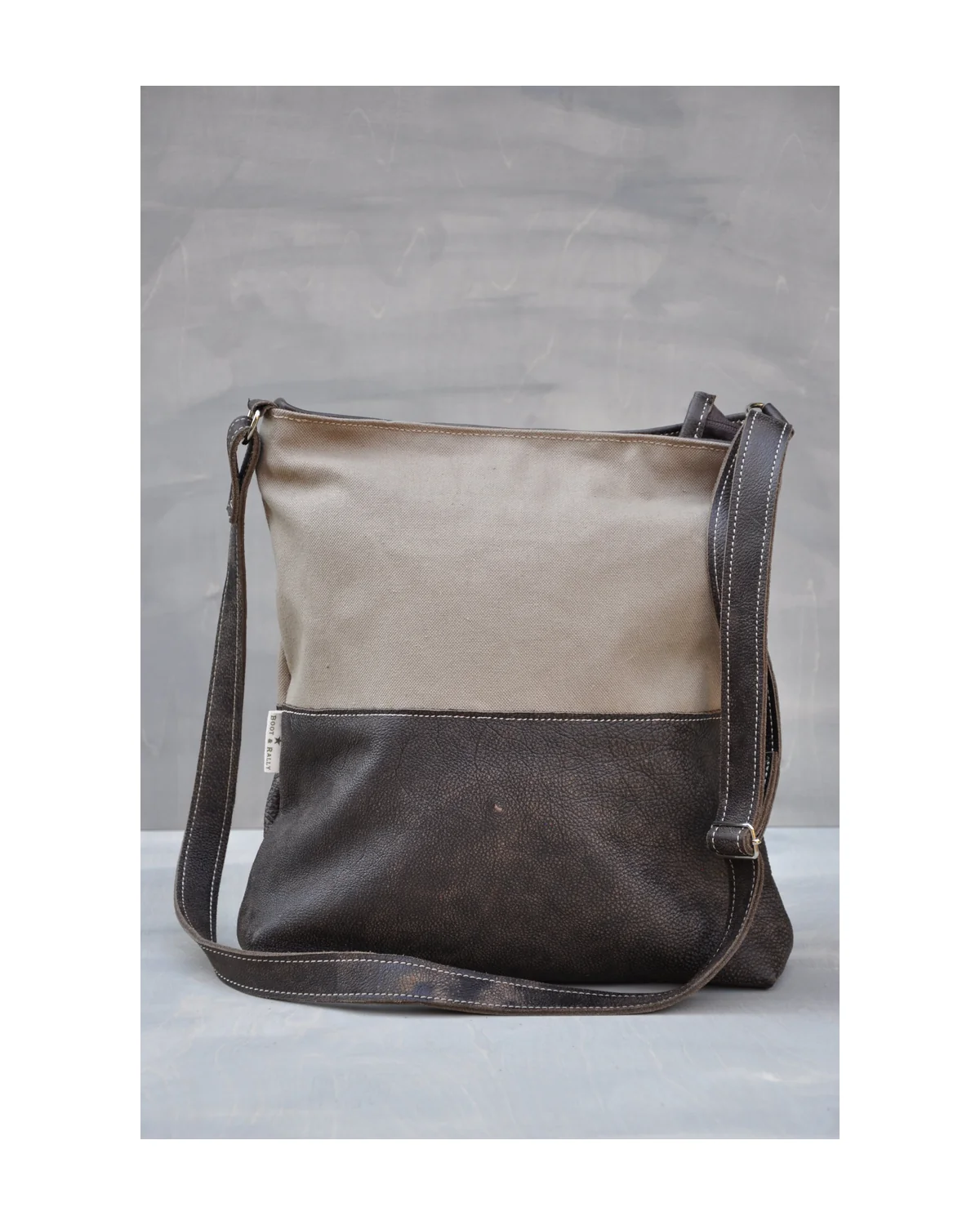 Hipster Mini - (Beige / Buffed Brown) - View 1