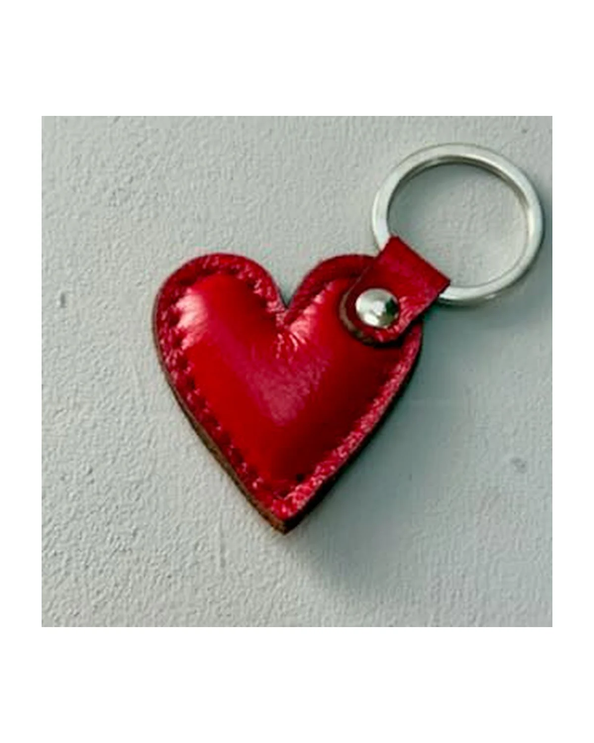 Red Heart Keyring - View 1