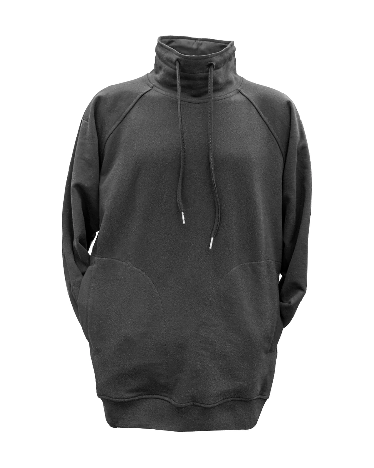 High Neck Fleece Sweater - View 1